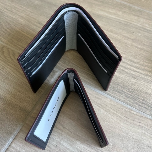 Coach Boxed Compact Id Wallet With Trigger Snap Key Fob - Picture 4 of 6